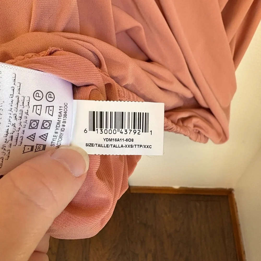 BCBGeneration Women's Coral Pink Bubble Tank Top - Picture 6 of 7